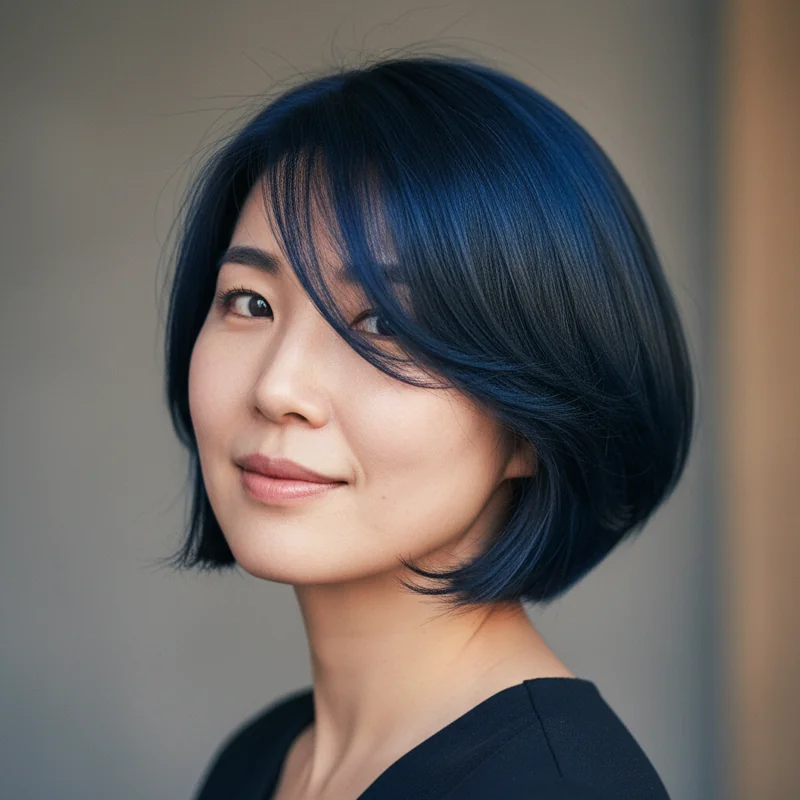 2026년 40대 여자 단발 직모 이중턱 커버 추천 헤어스타일