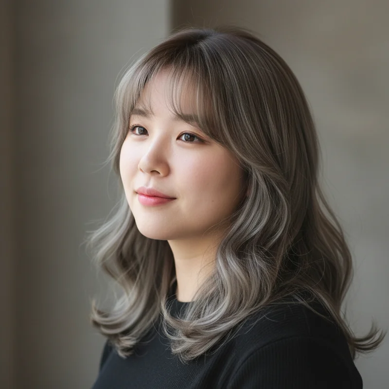 2026년 20대 여자 중단발 직모 볼살 커버 추천 헤어스타일