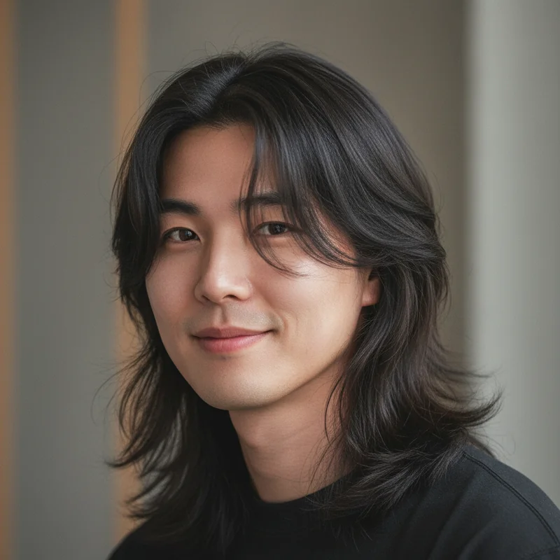 2026년 30대 남자 장발 반곱슬 볼살 커버 추천 헤어스타일