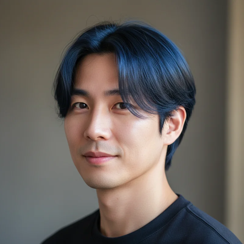 2026년 40대 남자 단발 직모 넓은 이마 커버 추천 헤어스타일