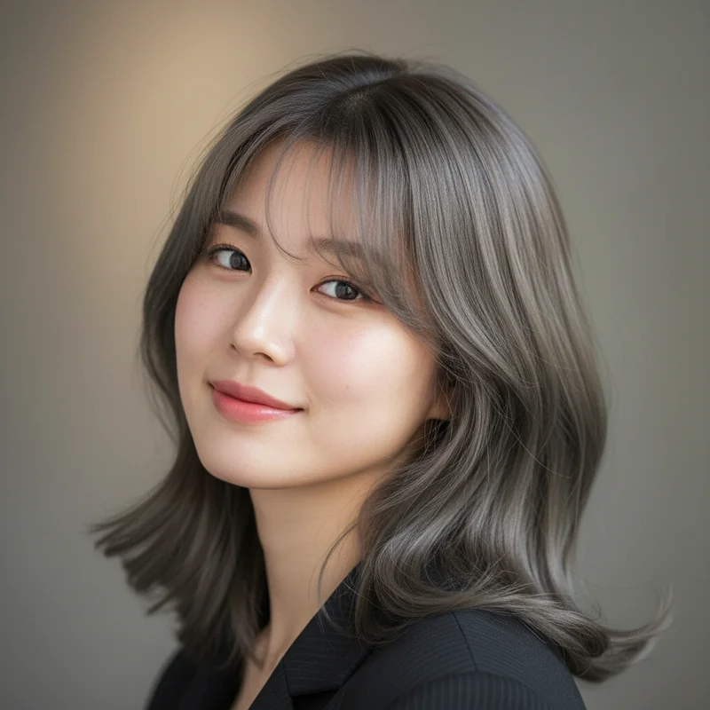 2026년 20대 여자 중단발 반곱슬 사각턱 커버 추천 헤어스타일