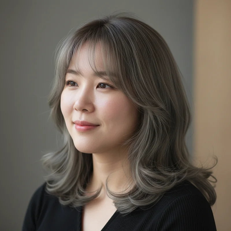 2026년 30대 여자 중단발 반곱슬 통통한 체형 커버 추천 헤어스타일