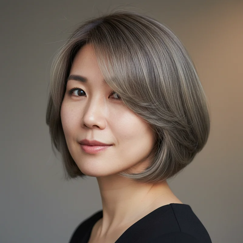 2026년 40대 여자 숏컷 반곱슬 넓은 이마 커버 추천 헤어스타일