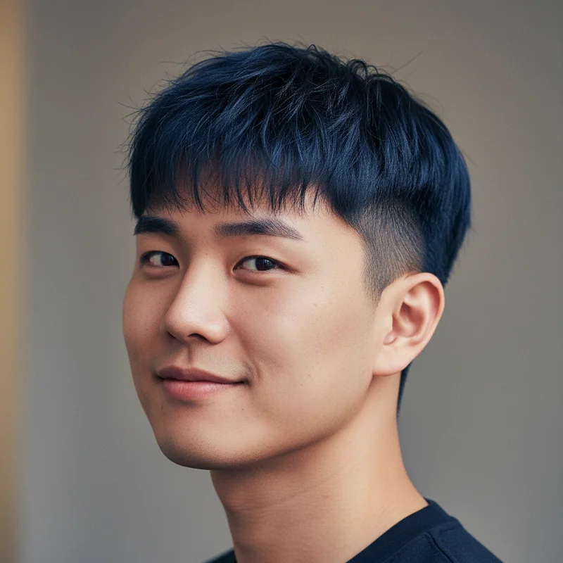 2026년 20대 남자 숏컷 반곱슬 이중턱 커버 추천 헤어스타일