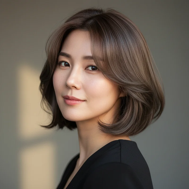 2026년 40대 여자 짧은머리 곱슬 사각턱 커버 추천 헤어스타일