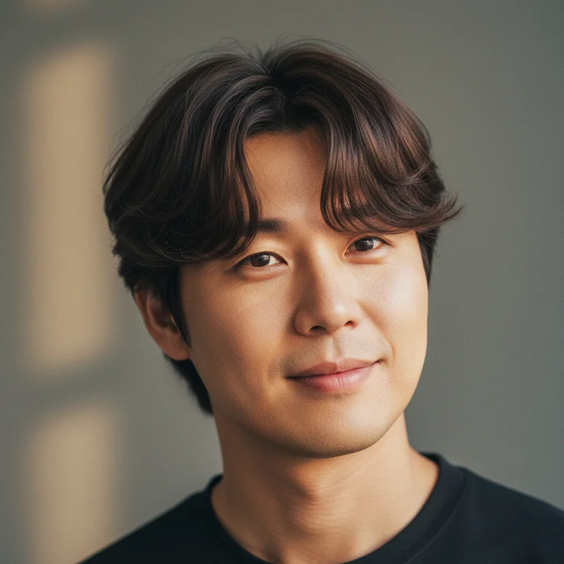 2026년 30대 남자 단발 반곱슬 이중턱 커버 추천 헤어스타일