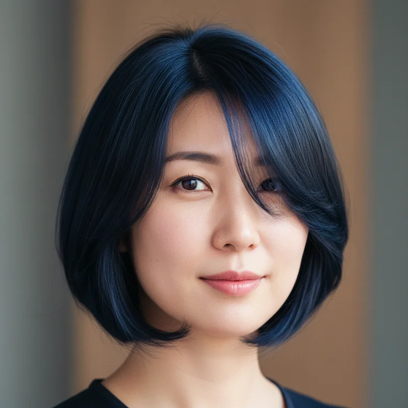 2026년 40대 여자 짧은머리 반곱슬 이중턱 커버 추천 헤어스타일