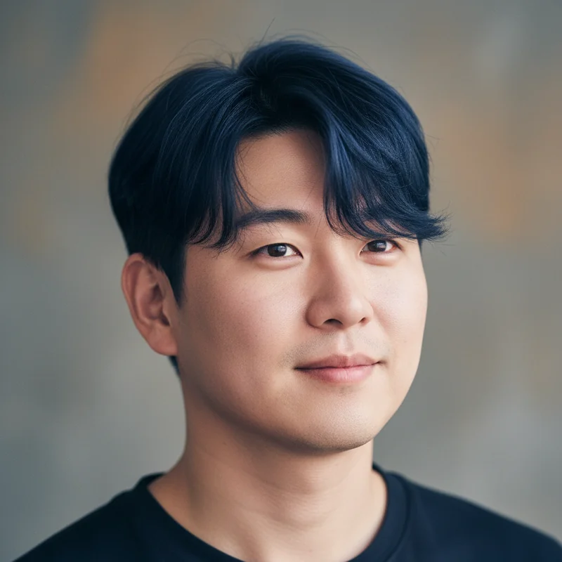 2025년 30대 남자 숏컷 반곱슬 이중턱 커버 추천 헤어스타일