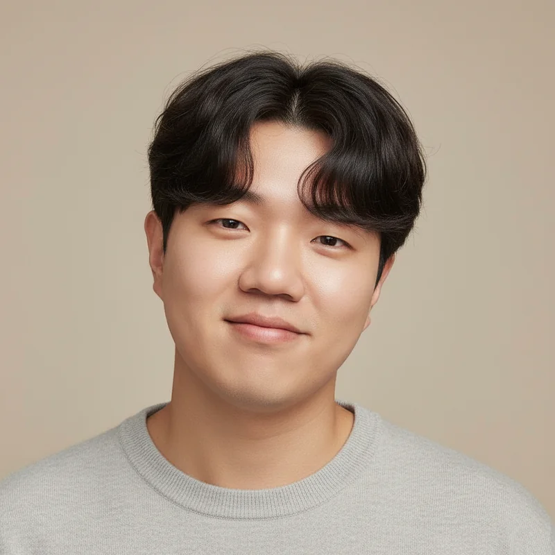 2025년 30대 남자 단발 직모 넓은 이마 커버 추천 헤어스타일