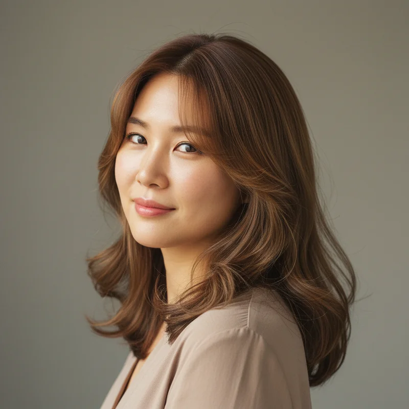 2026년 50대 여자 중단발 직모 볼살 커버 추천 헤어스타일