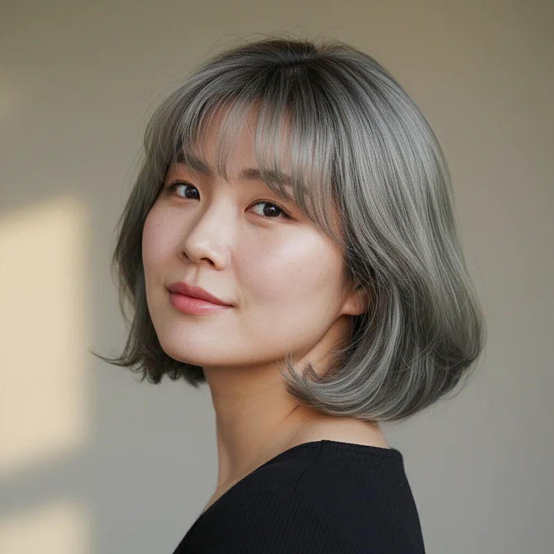 2026년 60대 여자 숏컷 반곱슬 통통한 체형 커버 추천 헤어스타일