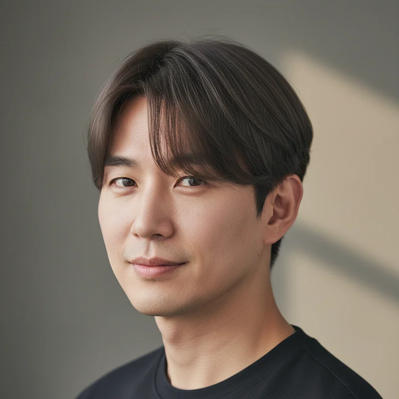 2025년 40대 남자 단발 직모 추천 헤어스타일