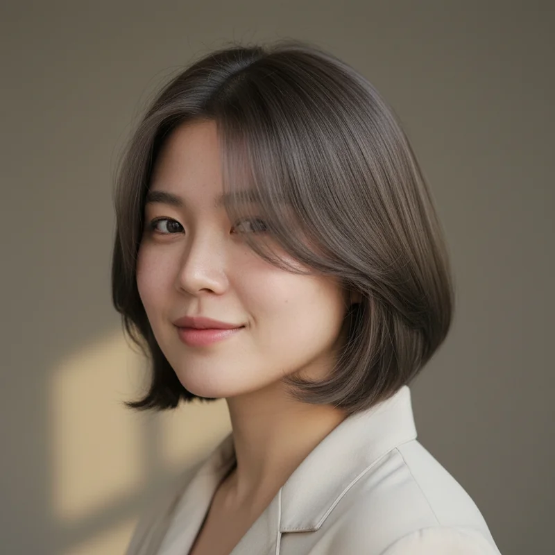 2026년 20대 여자 단발 반곱슬 광대 커버 추천 헤어스타일