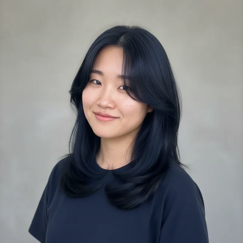 2025년 20대 여자 중단발 반곱슬 비대칭 커버 추천 헤어스타일