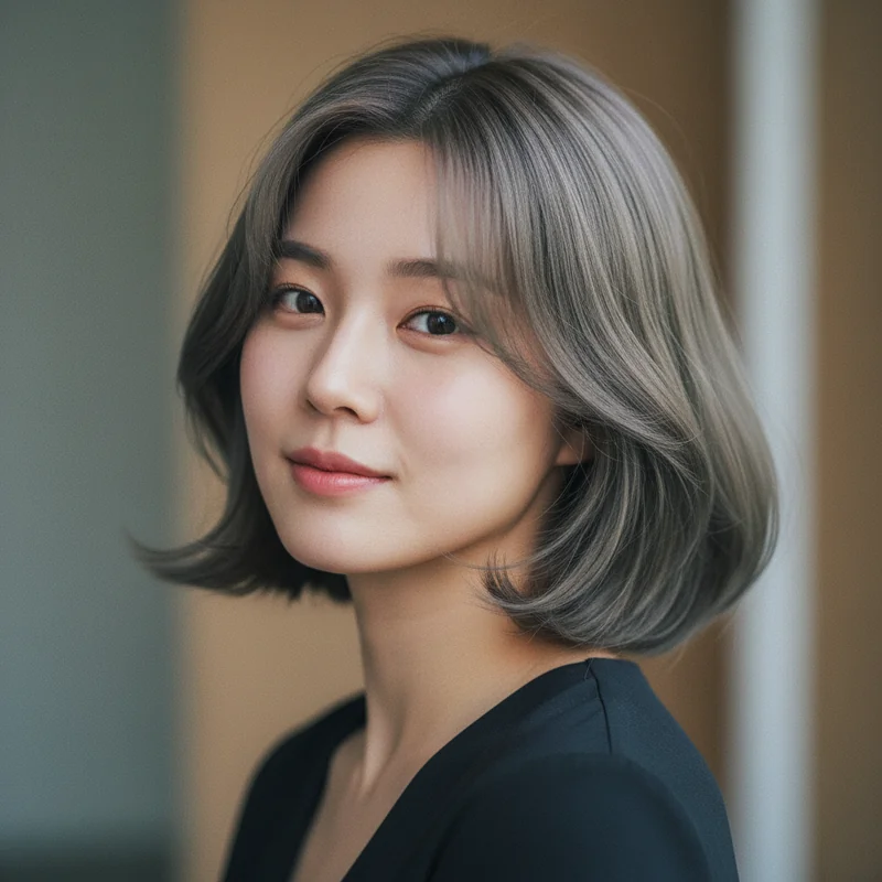 2026년 10대 여자 단발 반곱슬 사각턱 커버 추천 헤어스타일