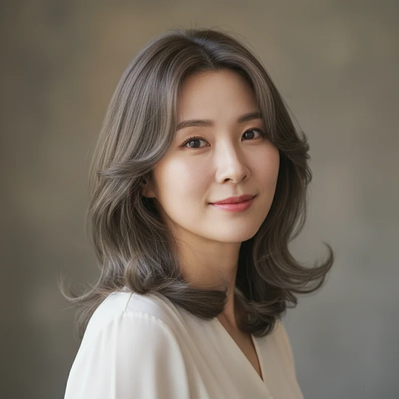 2026년 50대 여자 중단발 곱슬 추천 헤어스타일