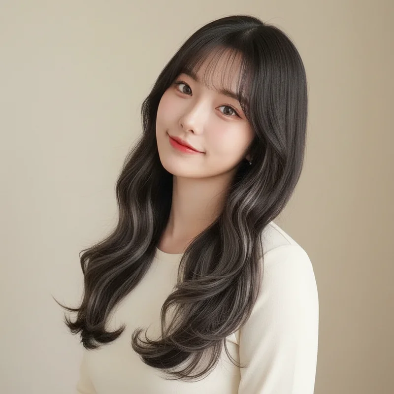 2025년 20대 여자 긴머리 반곱슬 추천 헤어스타일