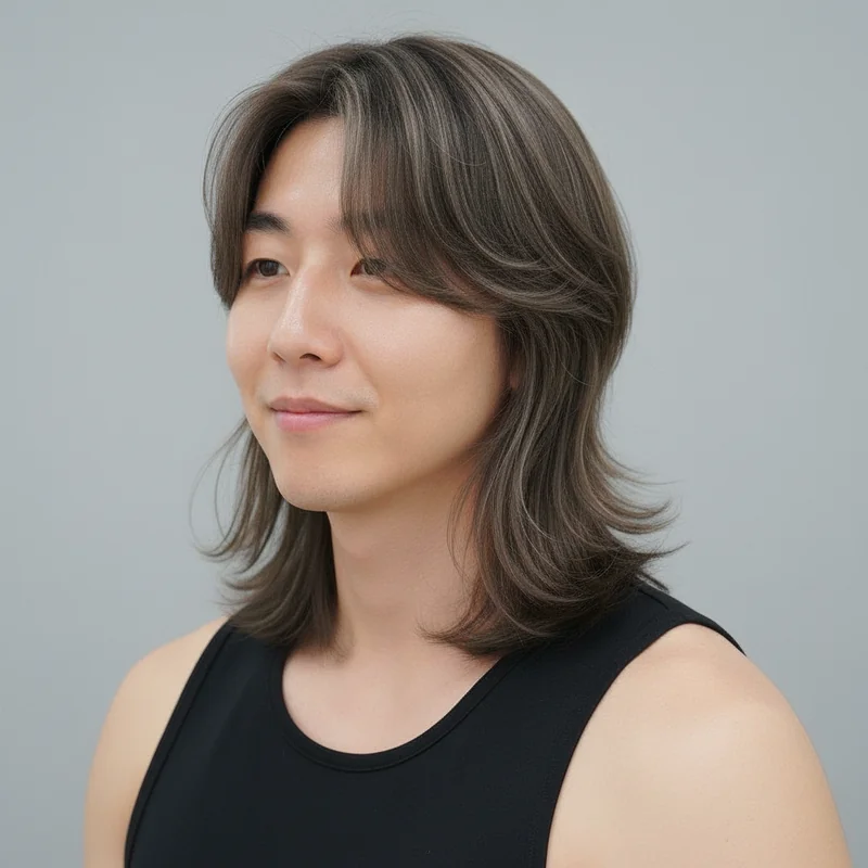 2025년 30대 남자 장발 반곱슬 M자 커버 추천 헤어스타일