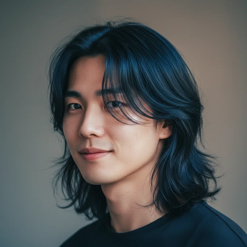 2026년 20대 남자 긴머리 반곱슬 사각턱 커버 추천 헤어스타일