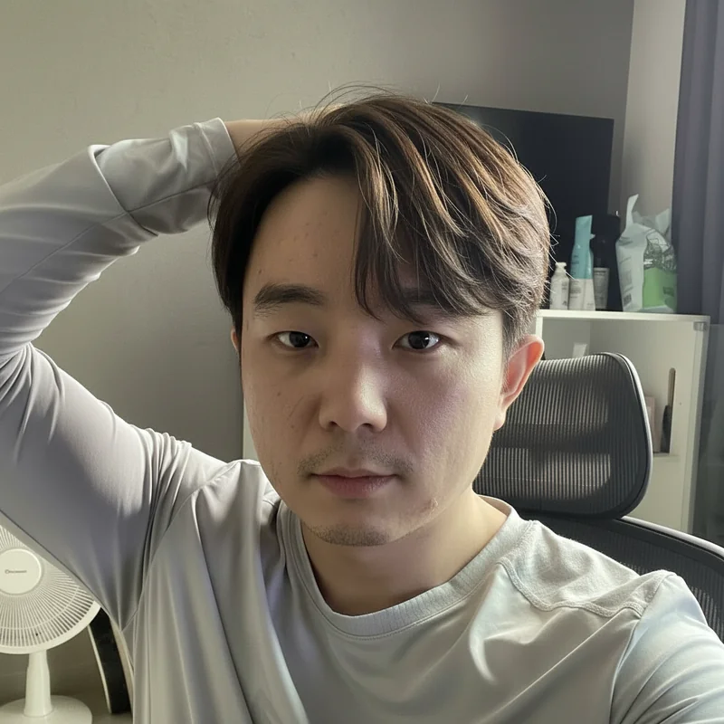 2025년 30대 남자 단발 직모 M자 커버 추천 헤어스타일