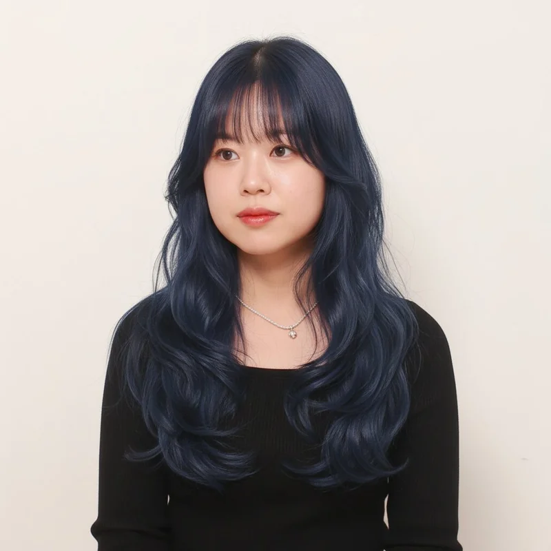 2025년 30대 여자 긴머리 직모 낮은 코 커버 추천 헤어스타일