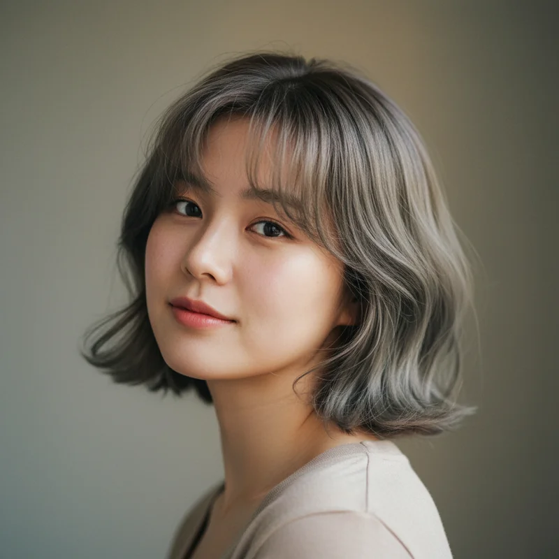 2026년 20대 여자 짧은머리 반곱슬 넓은 이마 커버 추천 헤어스타일