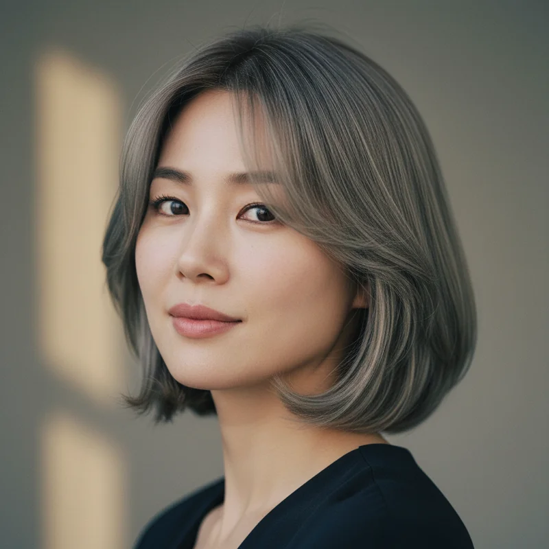 2026년 40대 여자 단발 직모 광대 커버 추천 헤어스타일