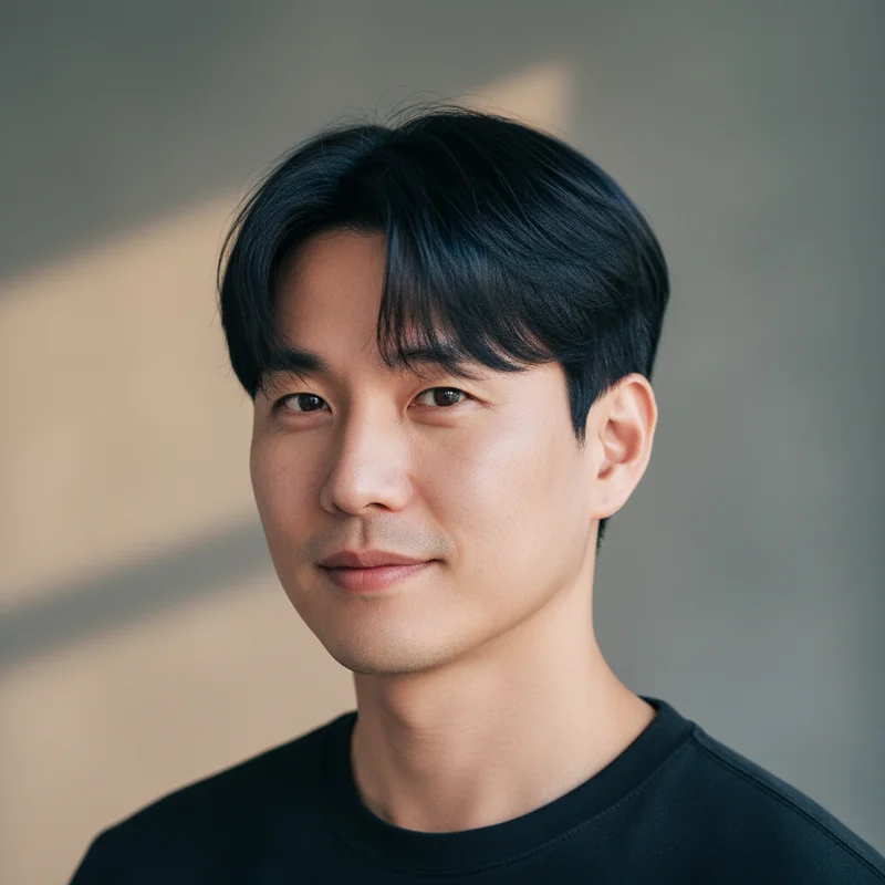 2026년 40대 남자 숏컷 반곱슬 사각턱 커버 추천 헤어스타일