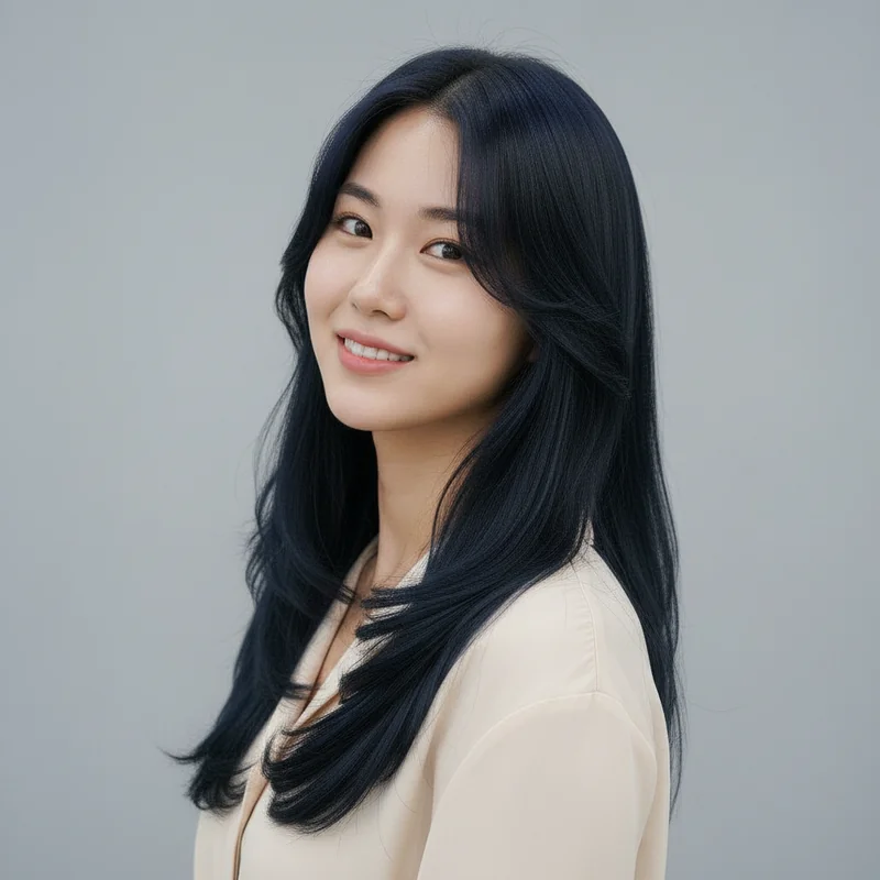 2025년 20대 여자 긴머리 직모 사각턱 커버 추천 헤어스타일