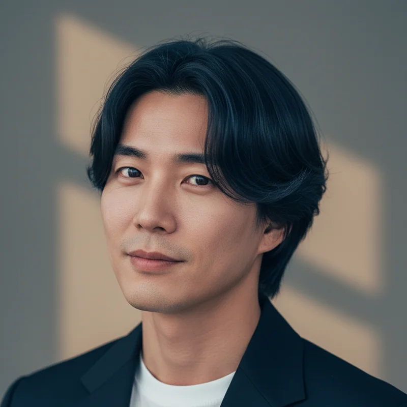 2026년 30대 남자 단발 반곱슬 사각턱 커버 추천 헤어스타일