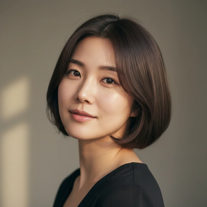 2025년 50대 여자 짧은머리 직모 추천 헤어스타일