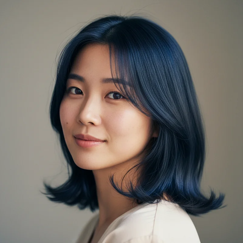 2026년 10대 여자 중단발 반곱슬 넓은 이마 커버 추천 헤어스타일