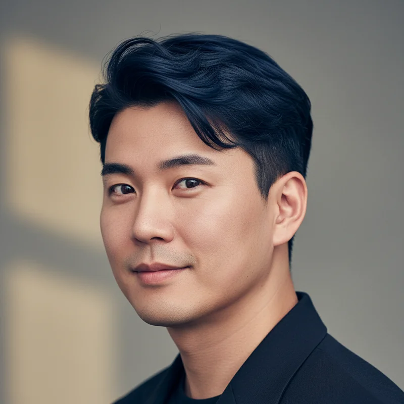 2026년 40대 남자 단발 직모 통통한 체형 커버 추천 헤어스타일