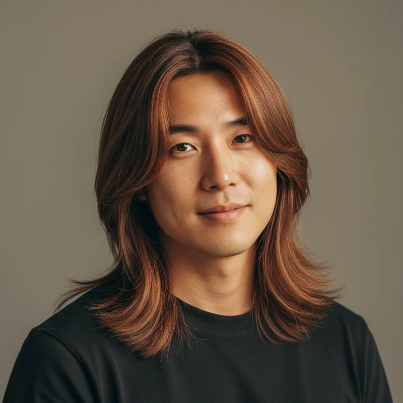 2025년 30대 남자 긴머리 직모 추천 헤어스타일