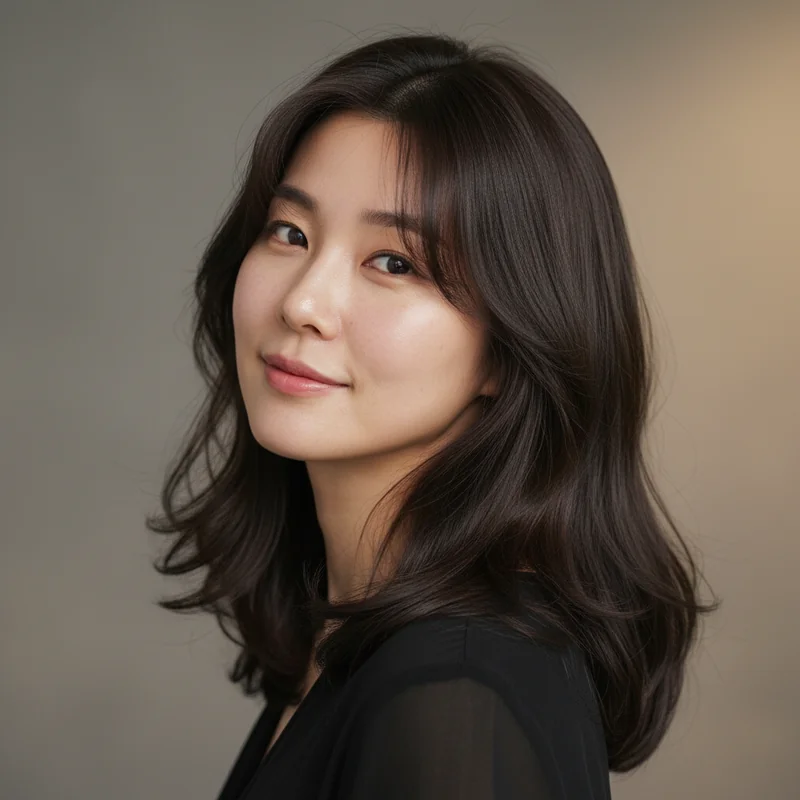 2025년 50대 여자 중단발 직모 광대 커버 추천 헤어스타일