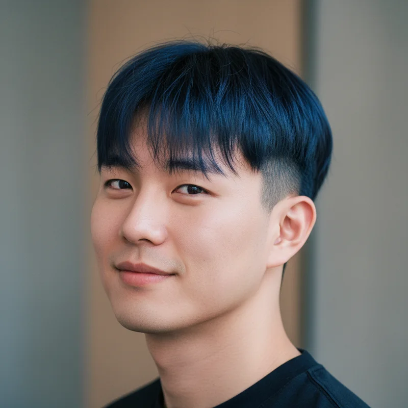 2026년 20대 남자 숏컷 직모 넓은 이마 커버 추천 헤어스타일