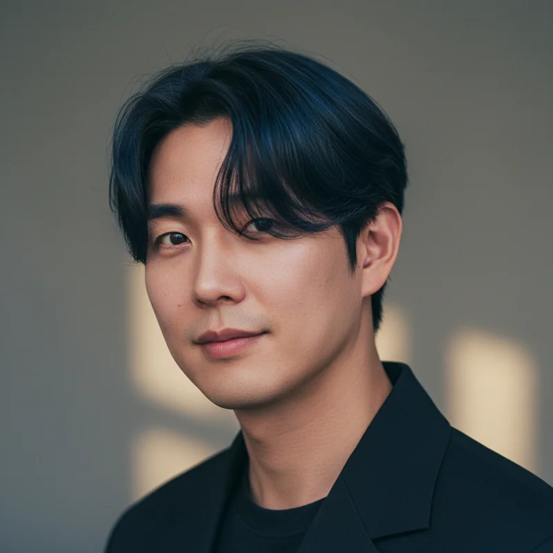 2025년 40대 남자 단발 반곱슬 추천 헤어스타일