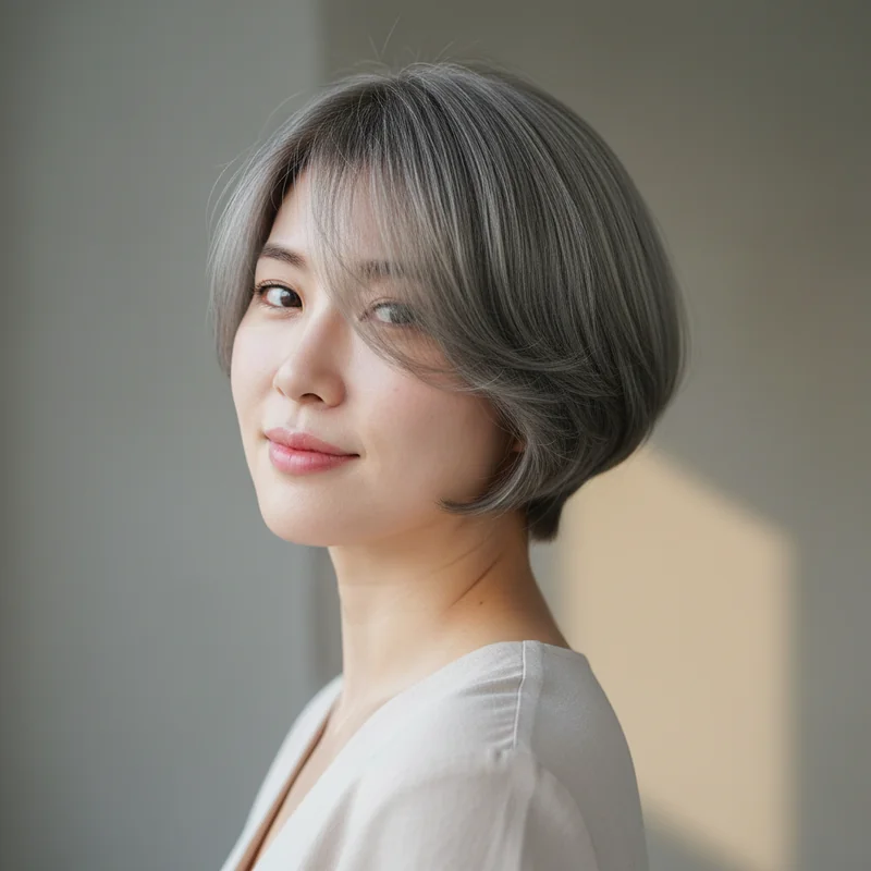 2026년 60대 여자 단발 반곱슬 추천 헤어스타일