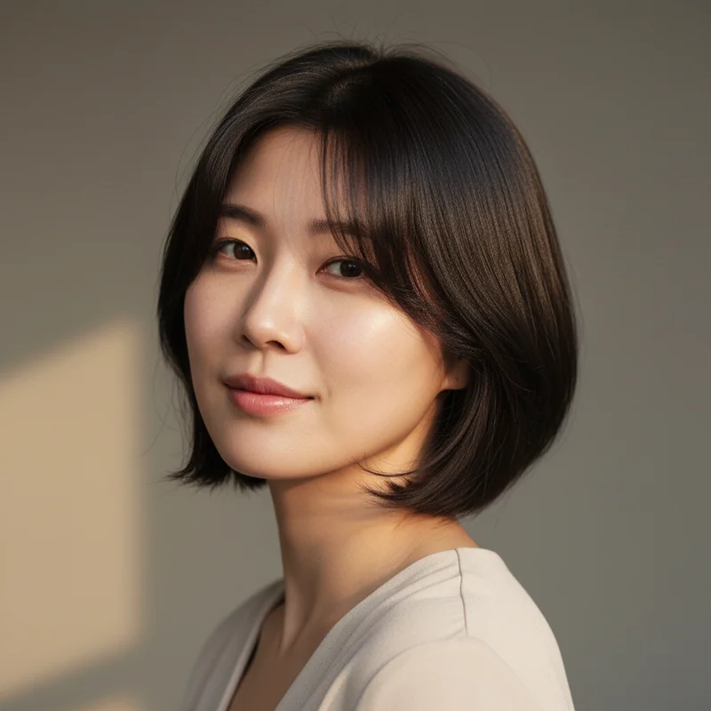 2026년 30대 여자 숏컷 반곱슬 사각턱 커버 추천 헤어스타일