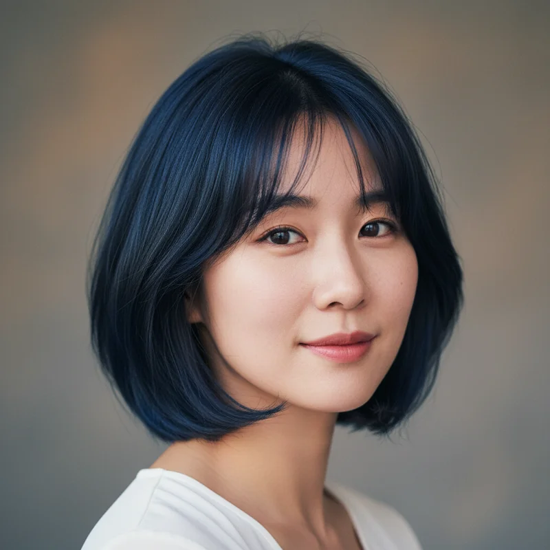 2026년 60대 여자 단발 반곱슬 넓은 이마 커버 추천 헤어스타일