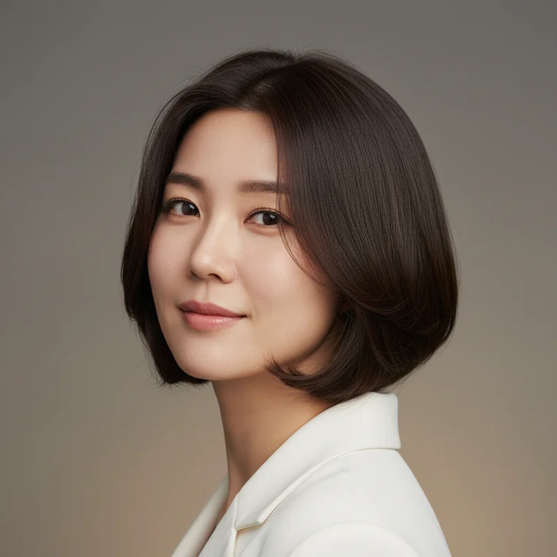 2025년 50대 여자 숏컷 직모 추천 헤어스타일