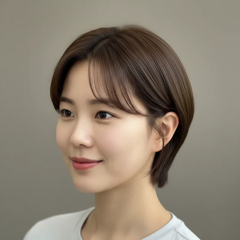 2025년 30대 여자 짧은머리 반곱슬 사각턱 커버 추천 헤어스타일