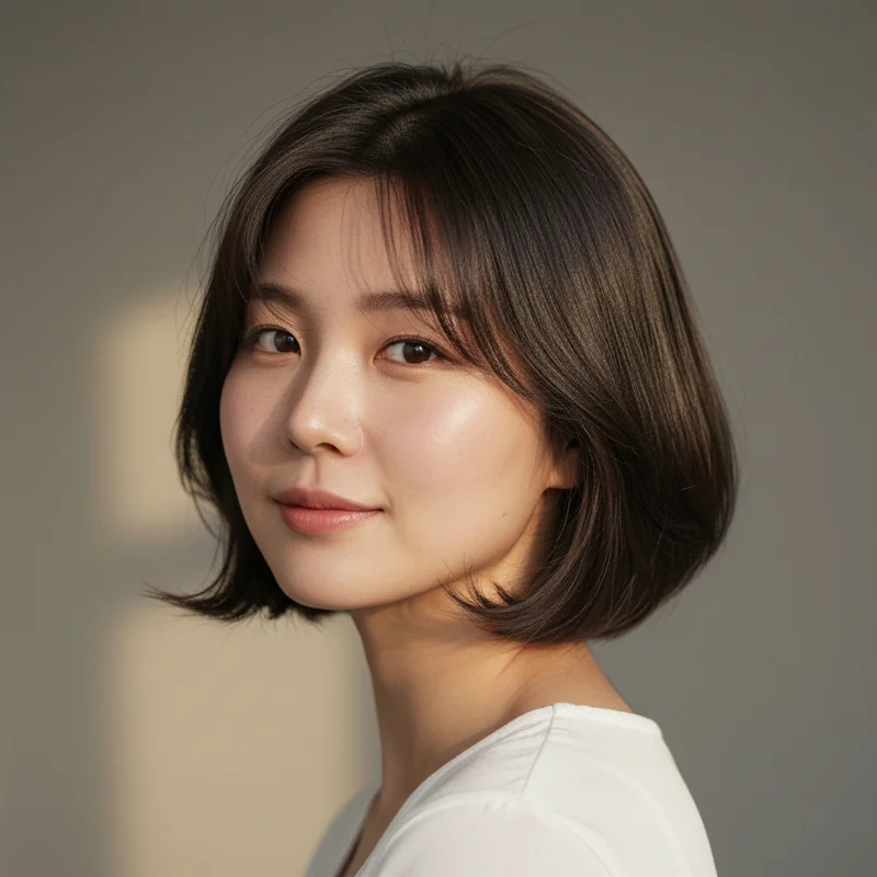 2026년 20대 여자 단발 반곱슬 볼살 커버 추천 헤어스타일