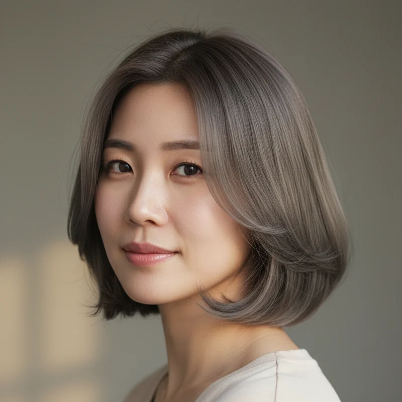 2026년 30대 여자 단발 반곱슬 사각턱 커버 추천 헤어스타일