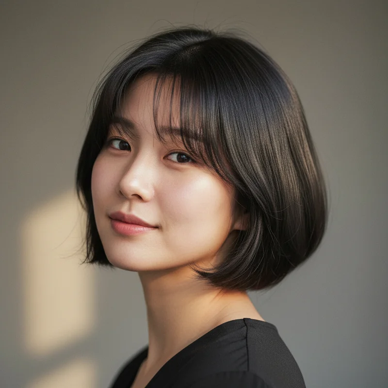 2025년 10대 여자 짧은머리 반곱슬 사각턱 커버 추천 헤어스타일