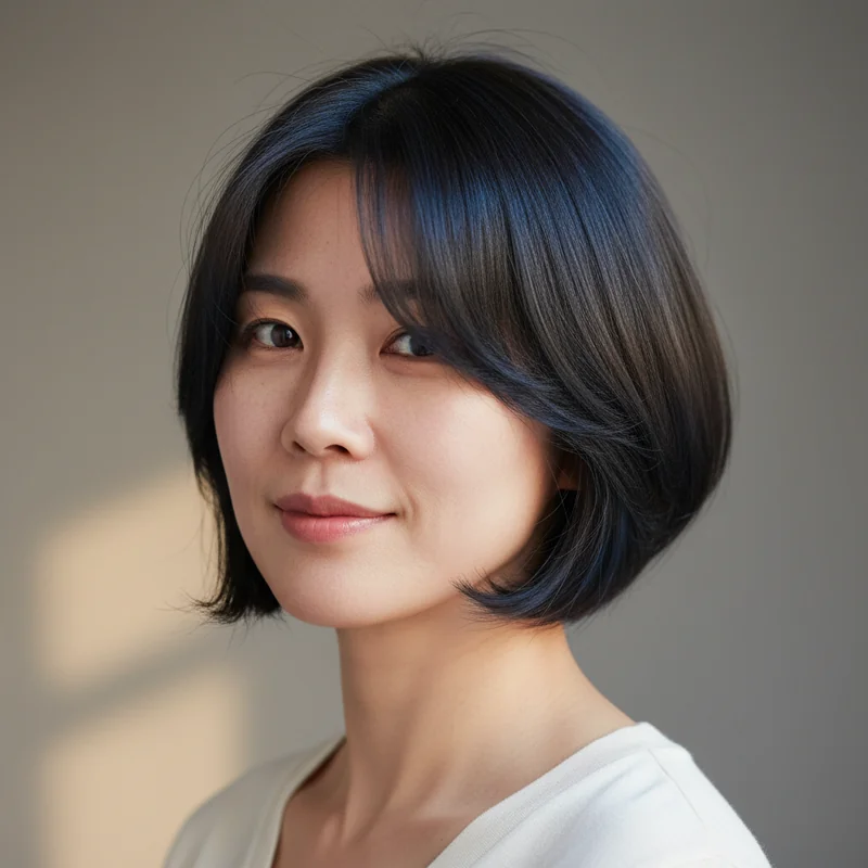 2026년 40대 여자 단발 직모 사각턱 커버 추천 헤어스타일