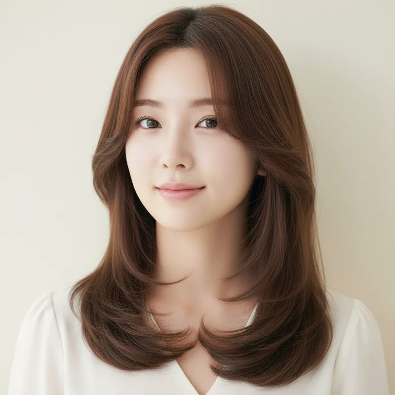 2025년 20대 여자 긴머리 곱슬 큰 코 커버 추천 헤어스타일