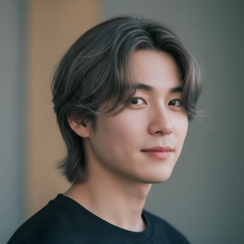 2026년 20대 남자 단발 반곱슬 광대 커버 추천 헤어스타일