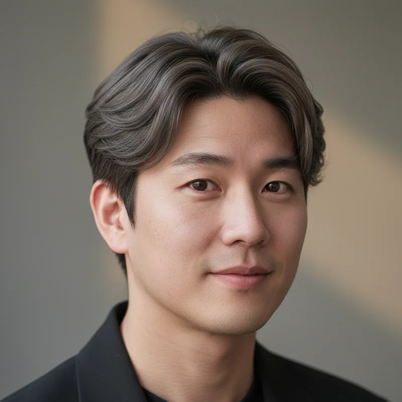 2026년 40대 남자 단발 반곱슬 이중턱 커버 추천 헤어스타일