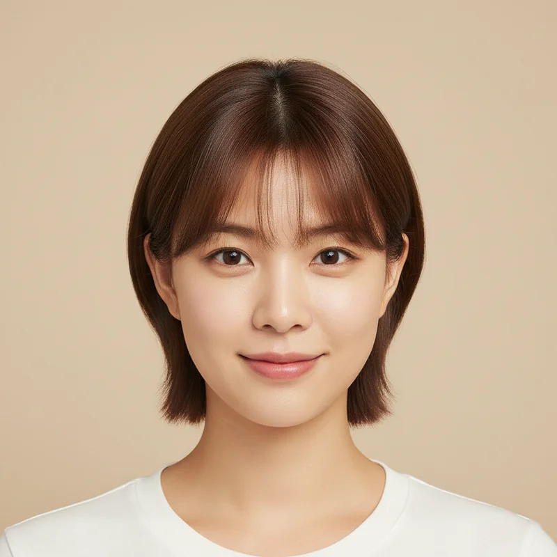 2025년 30대 여자 숏컷 반곱슬 사각턱 커버 추천 헤어스타일